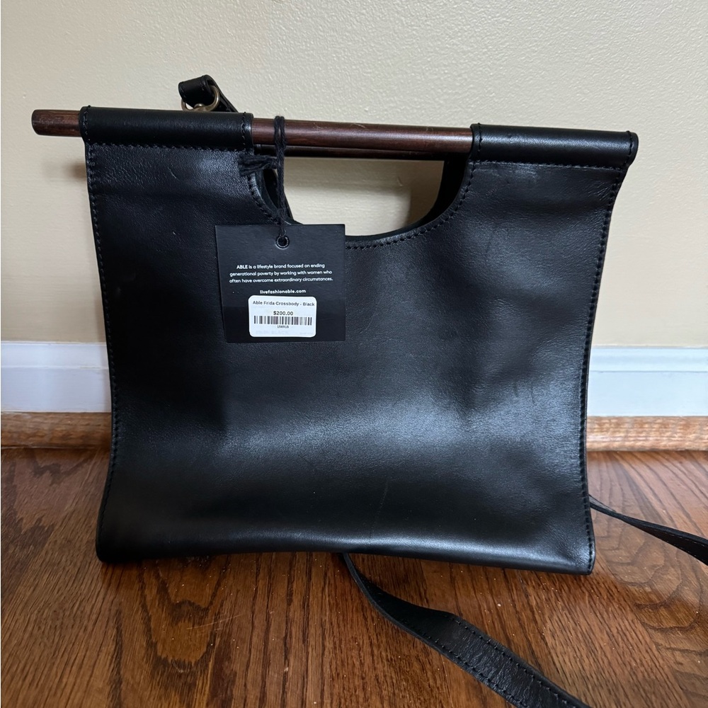 NWT - ABLE Frida Crossbody Black Bag